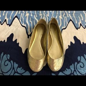 BCBGeneration gold espadrilles, Sz 7.5